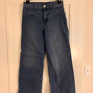 J. Crew Wide-Leg Crop Jeans